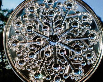 Hadeland Norway, Vintage IJskristal in het originele doosje, Suncatcher, Raamdecoratie