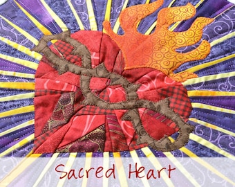 Sacred Heart of Jesus Quilt Pattern: Divine Mercy Quilts