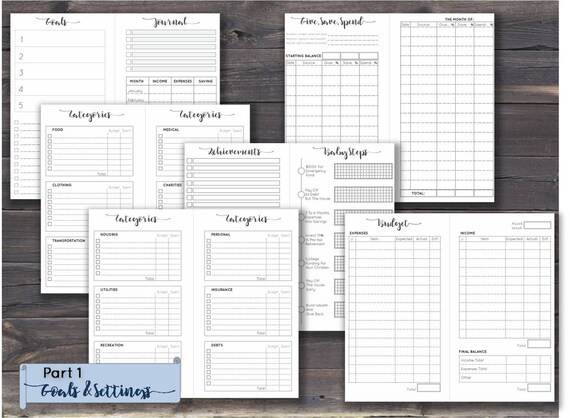 budget journal template