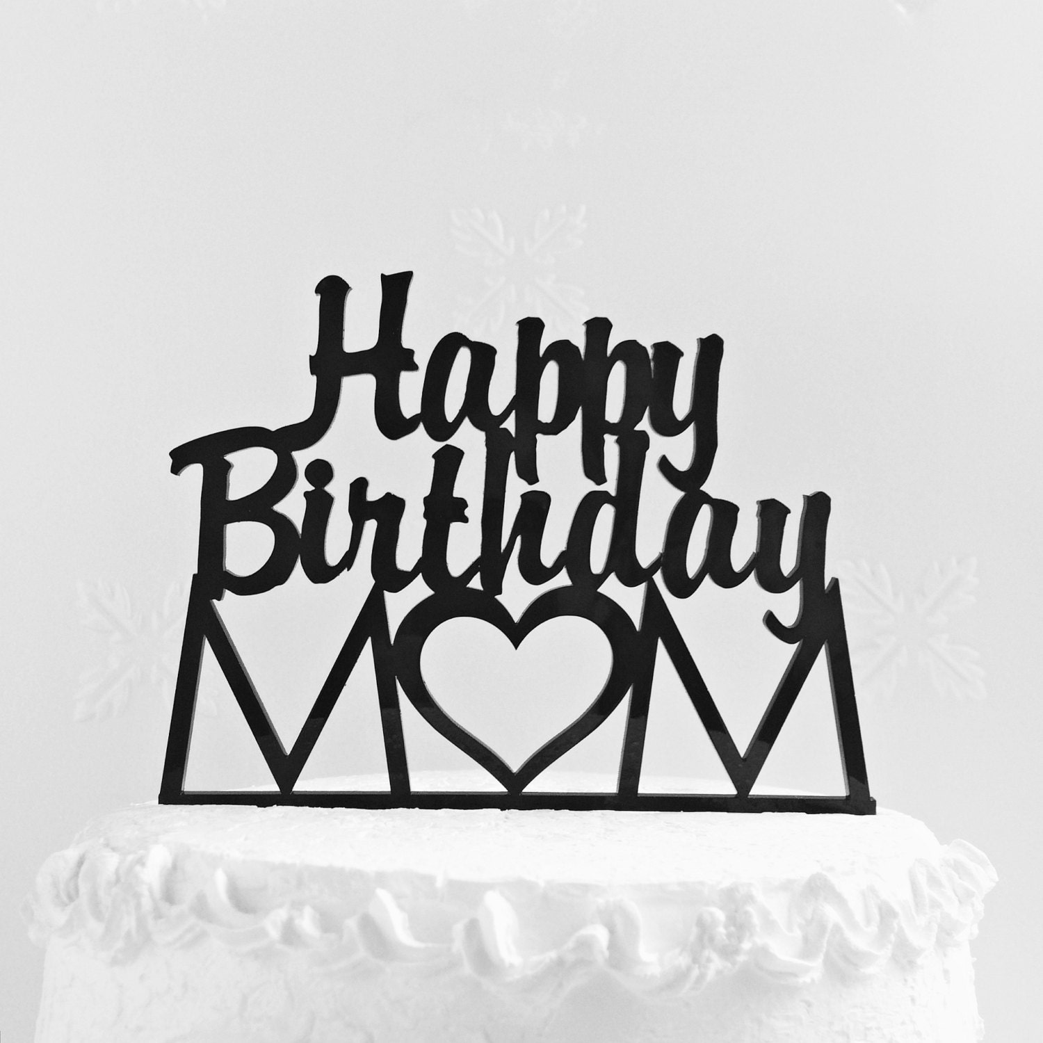 Download Happy Birthday MOM Cake Topper Mother's Day Gift MOM