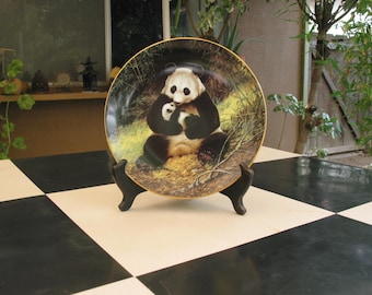 Vintage Collectors Plate The Panda By Will Nelson 1988