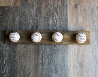 Baseball hat hanger or rack