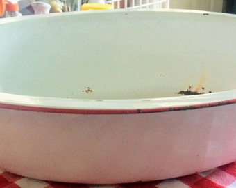 Vintage Enamelware Basin