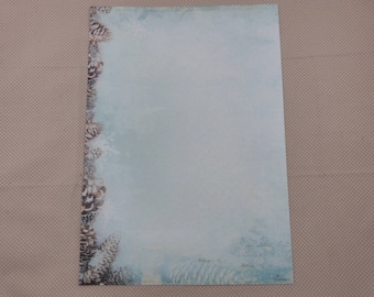 A4 sheet of paper for scrapbooking and card making, Christmas