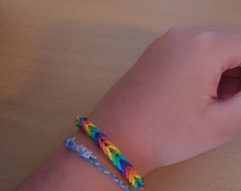 Rainbow loom bracelet