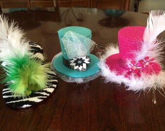 Custom Mini Top Hat: Set of 3