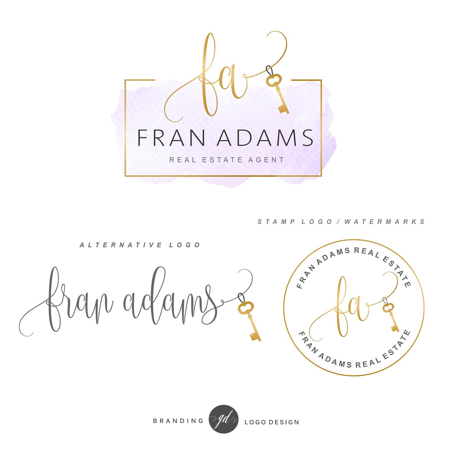 real estate logo design realtor logo key logo premade realtor logo design