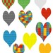 Mix Heart Shape Lego Set-Background-Digital-ClipArt-Art Clip-Banner-Notebook-Scrapbook-Party-Jewelry-Coaster-Website.