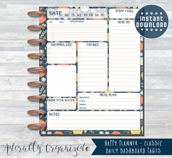 Divine image pertaining to happy planner printable inserts Delicate image within happy planner printable inserts