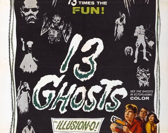 13 Ghosts 11x17" poster print