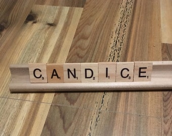Custom Scrabble Desk Nameplate
