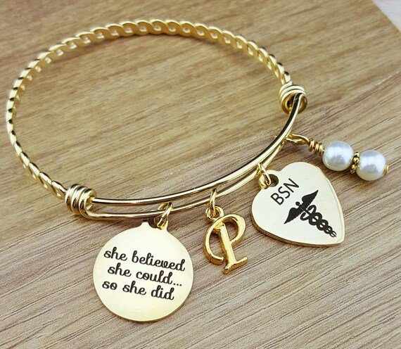 Gold BSN Graduation Gift Nurse Graduation Gift Graduation Gift for Nurse College Graduation BSN Gift for Nurse Senior 2018 Senior Gifts
