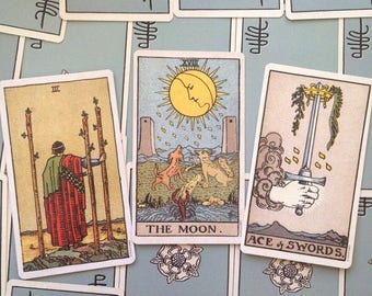 Rider Waite Tarot Deck Centennial version with 78 tarot cards with Booklet, tarot reader, tarot vintage, 1909