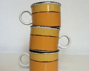 Stonehenge Midwinter Mugs and Bowl