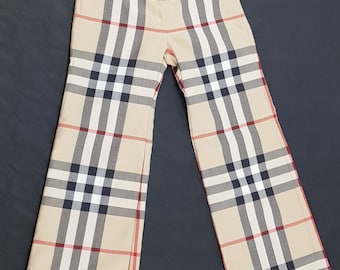 BURBERRY Pants Color Tartan Classic Size Boy 6 Years Old
