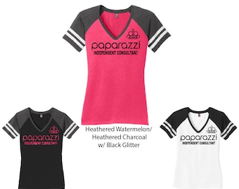 Glitter Paparazzi V-Neck Tee, Paparazzi Shirt, Paparazzi V-Neck, Paparazzi, Paparazzi Swag, Paparazzi Clothes, Paparazzi