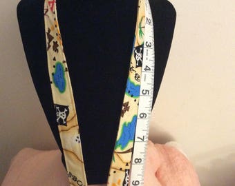 Pirate Treasure Map Lanyard