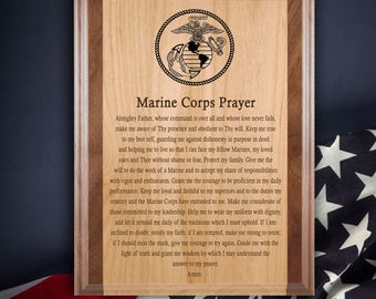 Marine corps plaque | Etsy