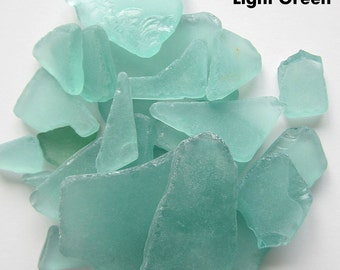 Sea Glass Bulk, Beach Decor, Nautical Wedding Decor Bulk Beach Glass Sea Glass, Sea Green Sea Glass, Bulk Seaglass, LT GREEN, 2 Lbs