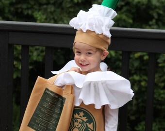 Halloween costume Frappuccino Coffee Kid's Costume