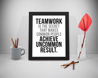 teamwork quote etsy