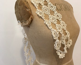 1800 Crochet Lace Detail, Panel