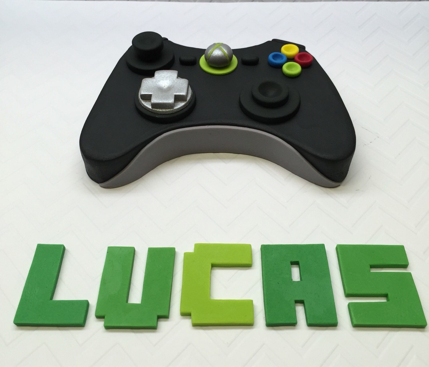 Video Game Birthday Fondant video game cake topper video