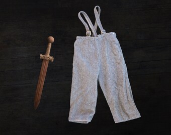 Vintage Suspender Pants - Wool Blend - Prop Pants