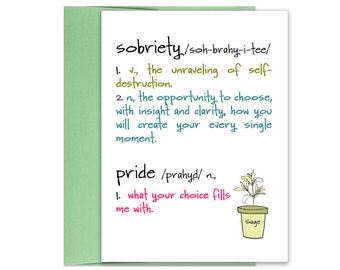 Sobriety Anniversary | Gifts for Sobriety | Addiction Recovery Gifts | Sober Anniversary | Sobriety Encouragement | Positive Vibes | Sober