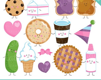 Perfect Pair Cute Digital Clipart - Commercial Use OK - Things that Go Together, Pairs, Valentine Graphics, Valentine Clipart