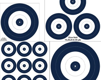 outdoor field archery target, vinyl archery target