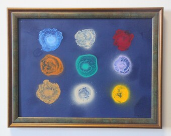 Spray paint art Abstract circles art Spray wall paint Circles painting Abstract spray art Abstract painting Multicolor painting Minimalism