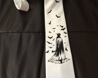 Batman with Bats, White Necktie