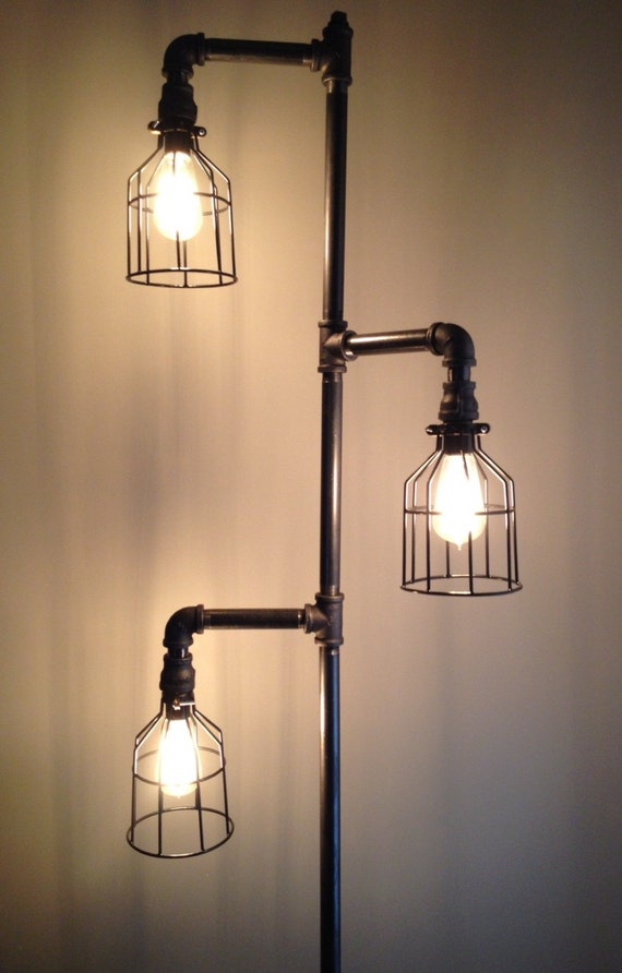Industrial Plumbing Pipe Floor Lamp Industrial Plumbing Pipe Floor Lamp