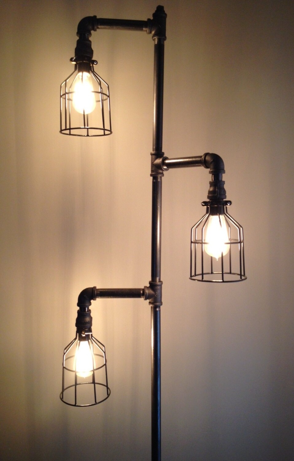 Industrial Plumbing Pipe Floor Lamp Zoom