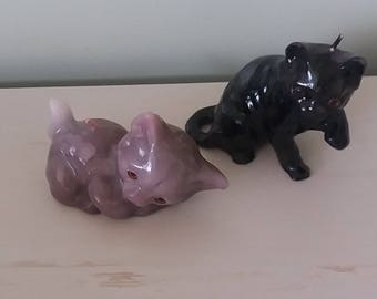 vintage cat candles, vintage cats, vintage candles,