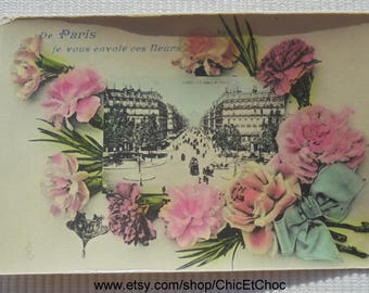 Antique French Postcard - Paris, France
