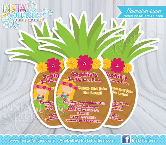 Unique Luau Invitations 9