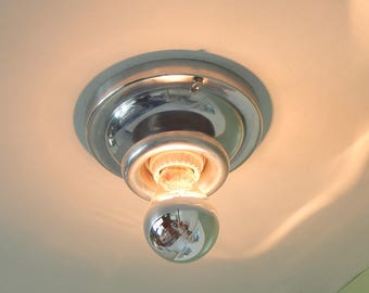 Vintage Flush Mount Aluminum Ceiling Light