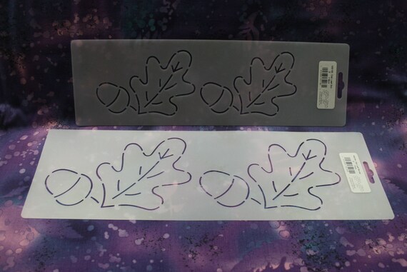 Stencil Oak Leaf Border Your Choice of 3 or 4