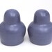 Blue salt and pepper shakers, handmade ceramic shakers, shakers with soft shape, very cofortable to hold (No. N-spbb-20)
