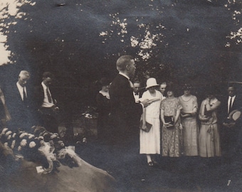 Funeral Rites - 1920s - Original Antique Photo