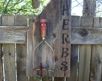 Picket fence herb drying rack