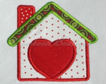 embroidery applique House 3