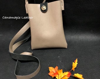 Leather Neck Pouch/ Boarding Pass Case