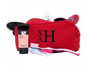 Personalized Toiletry Bag | Toiletry Dopp Kit | Personalized Canvas Travel Kit | Personalized Toiletry Bag | Monogram Travel Kit | Shave Kit