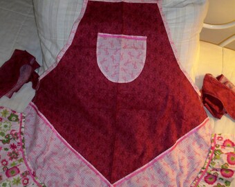 Really Pink Ribbon Apron