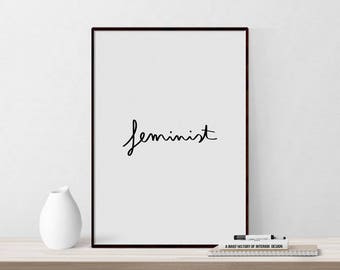 Feminist poster | Etsy