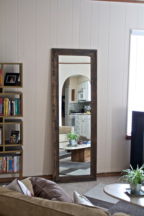 Fabulous Rustic Wood Floor Mirror Mc36 Advancedmassagebysara