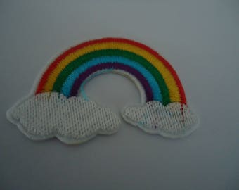 COAT - APPLICATION - FUSIBLE - Rainbow - size 35 * 55 cm